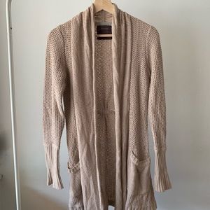 Urban Outfitters Cream, Knit Cardigan With Pockets